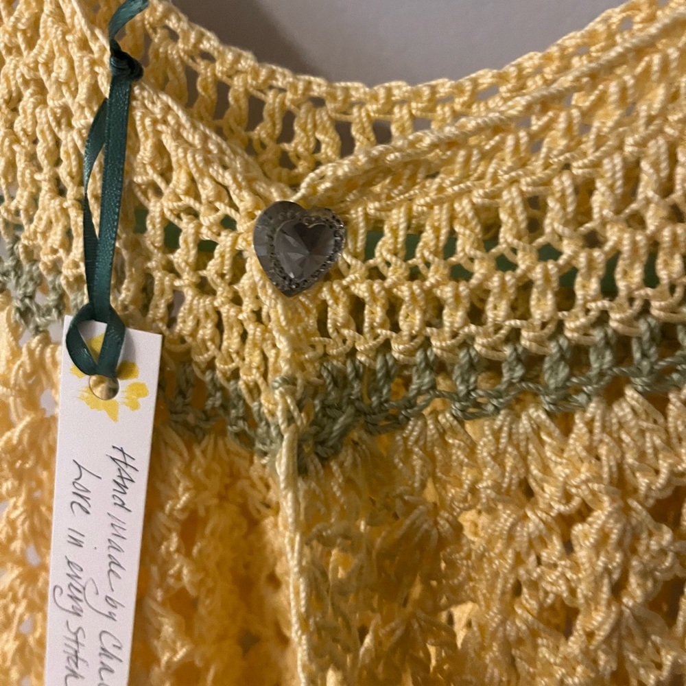 Handmade crochet jacket dress - Picture 5 of 5